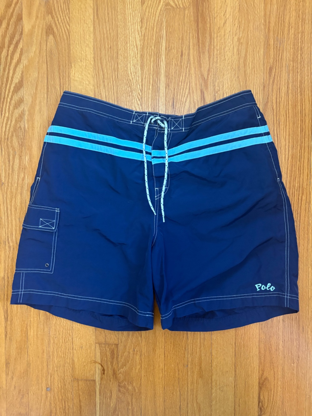 Y2K Polo Sport Swim Trunks XXL